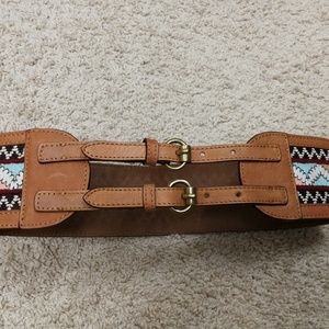 Leather belt